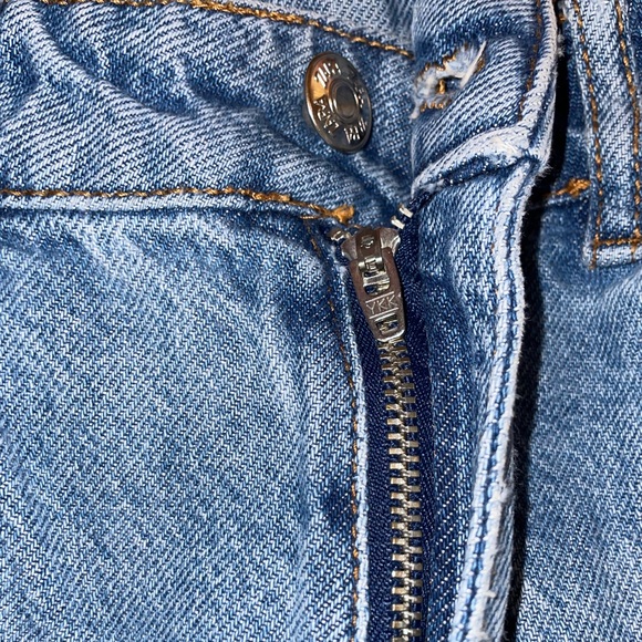 Zara Happy Face Scribble Girls Wide Leg Baggy Jeans Size 11/12 - Picture 7 of 8